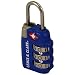 Lewis N. Clark TSA 3 Dial Combination Lock, Blue