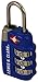 Lewis N. Clark TSA-Approved 3-Dial Combination Luggage Shackle Lock