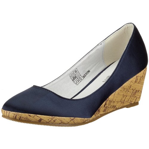 Buffalo London 321928 ZM SATIN BLUE 08 106191, Damen, Pumps, Blau  (BLUE 08), EU 40