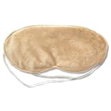 Soothera Reusable Heating / Cooling Furry Plush Eye Mask-White Swan