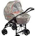 Inglesina Classica Pram and Zippy Bassinet Raincover