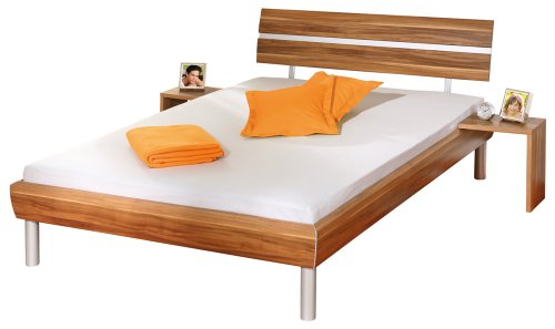Links 55300010 Bettkonsole "Lucia" MDF Walnuss Dekor