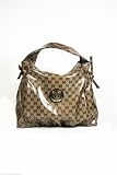 Gucci Handbags Crystal (Coating) Beige and Brown 286307