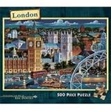 London 500 Pc Dowdle Folk Art Puzzle