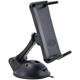 Arkon SM678 Slim-Grip Ultra Flat Surface Removable Sticky Suction Mount for Smartphones - 1 Pack - Retail Packaging - Black