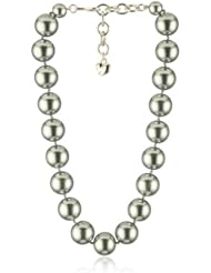 Carolee "Charcoal Pearl Basics" Adjustable Choker