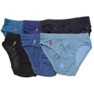 Boys Football Print Underwear Briefs (Pack of 6)