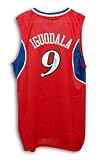 Andre Iguodala Autographed/Hand Signed Philadelphia 76ers Red Adidas Swingman Jersey