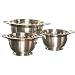 Gourmet Chef Professional 5-Quart Heavy Duty Stainless Steel German Colander with Wire Handles