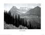 Professionally Framed Ansel Adams Glacier National Park Art Print Poster - 16x20 with RichAndFramous Black Wood Frame