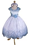 NEW Sky Blue Flower Girl Pageant Easter Dress Sz 2 to 12 - Same Day Shipping. Orders Arrive in 3-5 Business Days