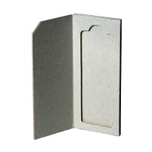 Biologix Research 41-4001 Cardboard Single Place Microscope Slide Mailer/Holder for 3" x 1" Slides (Pack of 100)