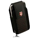 Swiss Leatherware Alps Case - PDA and Smart Phones - iPhone, Blackberry, HTC, Samsung, LG, Motorola, and Nokia - Black