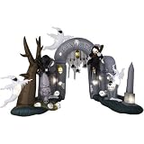 Airblown Inflatable 10 Ft Long Cemetary Gateway Scene
