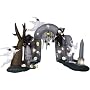 Airblown Inflatable 10 Ft Long Cemetary Gateway Scene
