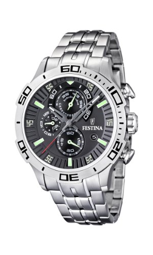 Festina Chronograph Herren-Armbanduhr Anthrazit F16565/3 Preisvergleich