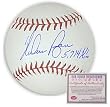 Nolan Ryan Texas Rangers Hand Signed Rawlings MLB Baseball with 5,714 Ks Inscription