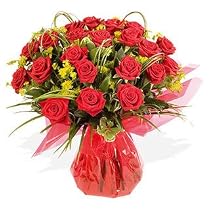 24 long stemmed Red Roses - Send Red Bouquet of Fresh Flowers to The One You Love
