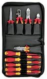 Wiha 32895 Insulated Pliers and Screwdriver Set, 1000 Volt, 14 Piece 41wFCwFNB4L. SL160 Wiha 32895 Insulated Pliers and Screwdriver Set, 1000 Volt, 14 Piece