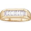 14K Yellow Gold Diamond Man's Ring/Band - 1.00 Ct.