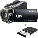 Sony HDR-XR550V 240GB Hard Disk Handycam Camcorder – Silver – with Sony VRD-P1 DVDirect Express Multi-Function DVD Recorder
