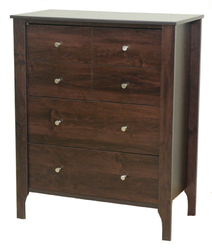 Child Craft Bridge Four Drawer Chest, Dark Alder