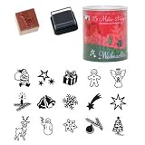 Eigenschaften Creativ Discount / Creativ Discount - Stempel-Set ´Weihnachten´, 15 Motivstempel + Stempelkissen