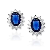 Goto Bling Jewelry Kate Middleton Style Jewelry Sterling Silver CZ Simulated Royal Sapphire Color Earrings Details Bling Jewelry Kate Middleton Style Jewelry Sterling Silver CZ Simulated Royal Sapphire Color Earrings