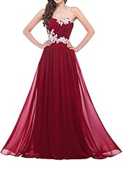 Strapless Lace Applique Evening Dress/Prom Dress 