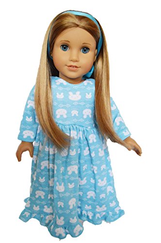Bunny nightgown for american girl dolls