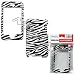 Black and White Zebra Animal Skin Design Snap-On Cover Hard Case Cell Phone Protector for Apple iPod Touch iTouch II 2nd Generation