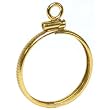 14K Gold COIN BEZEL Liberty $2.50 Yellow