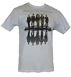 Mortal Instruments Mens T-Shirt - City Of Bones Cast and Shadow Image (Medium) White
