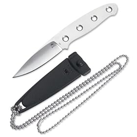Buck/Mayo Kaala Fixed Blade Neck Knife with Molded Nylon Sheath (Stainless)