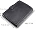 Admetus Men's Genuine Leather More Card Holder Coin Purse Bifold Gift Wallet