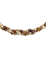 Bronze and Peach Freshwater Cultured Pearl Strand