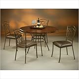 Westport Copperstone Dining Table in Roletta Brown