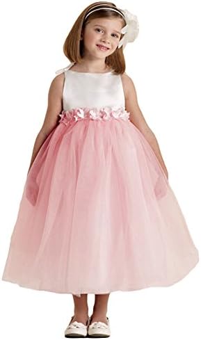 Girl Tutu Dress For Wedding And Birthday Party Baby Clothes Princess Party Kids Dresses (130(Age:6-7Y), pink)