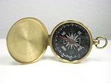 Magnetic Compass in Brass Casing with brass face 1.75in