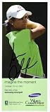 Lorena Ochoa autographed 2007 LPGA Samsung World Championship ticket brochure