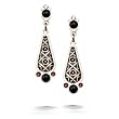 Yoolie's Night Frost Black Tones Noir Fashion Earrings #5402 YE GE OE