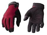 Youngstown Equipment Co 04-3800-30-M Women's Garden Glove Performance Glove Medium, Burgundy