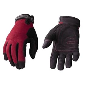 Youngstown Glove Co. 04-3800-30-M Women's Garden Glove Performance Glove Medium, Burgundy