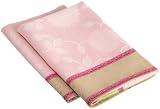 Mahogany Pio Pink 100-Percent Cotton Fine Jacquard Kitchen Towels, 20-Inch by 30-Inch, Set of 2
