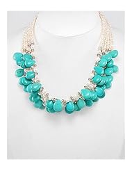 Turquoise Necklace In Sterling Silver