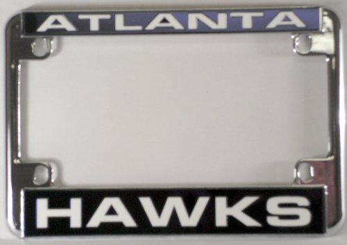Atlanta Hawks NBA Chrome Motorcycle RV License Plate Frame