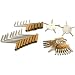 44 Pocket Watch 5 Prong Crank Clock Keys Repair Tools