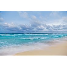 Photos by Matt Dames MD1C36X24 Artwork #1 Amazing Beach on Canvas, 36" Length x 24" Width