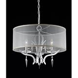 Triarch 29492 3 Light Allure Chandelier, Chrome
