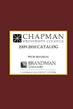 Chapman University College 2009-2010 Catalog